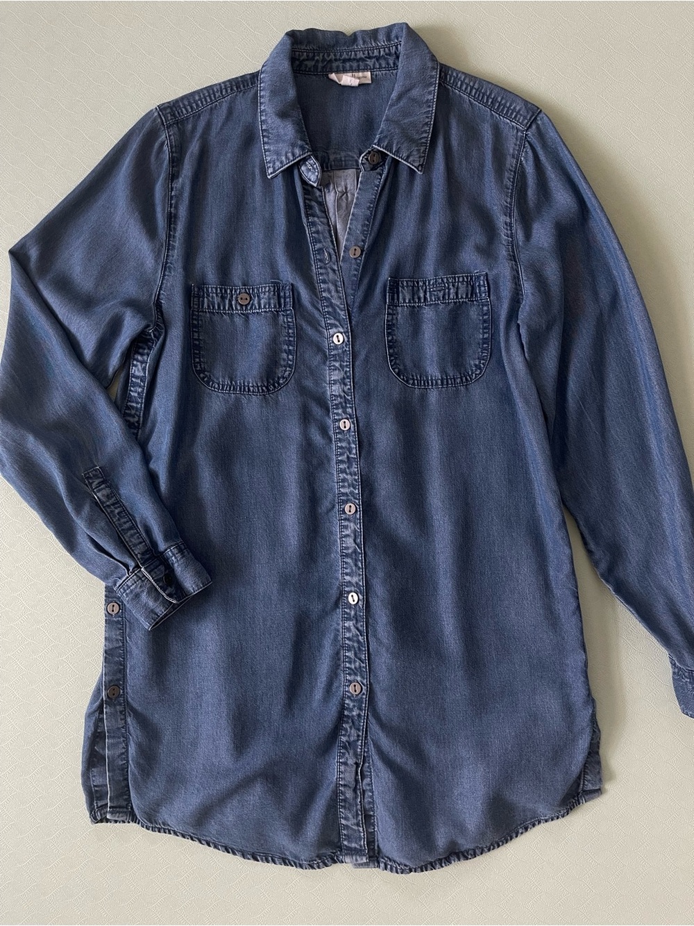 J. Jill Denim Tunic Shirt - Women Sz S